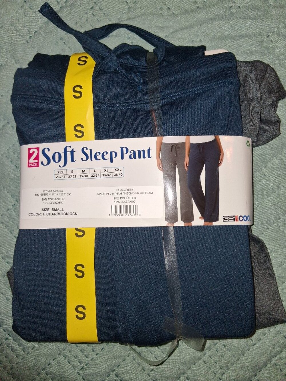 NEW 32 Degrees Sleep Pant Set-size S